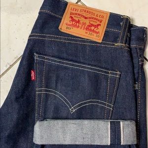 Levi’s 511 Rigid slim selvedge denim